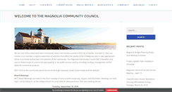 Desktop Screenshot of magnoliacommunitycouncil.org